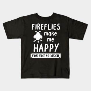 Happy firefly night beetle love gift Kids T-Shirt